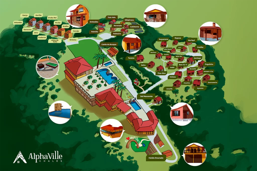 Mapa Alphaville Chales - Quem Somos